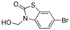 6-BROMO-3-HYDROXYMETHYL-2-BENZOTHIAZOLINONE Struktur