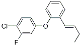 4-[2-(4-CHLORO-3-FLUOROPHENOXY)PHENYL]-3-BUTEN- Struktur