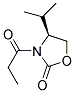 (S)-3-(1-OXOPROPYL)-4-(ISOPROPYL)-2-OXAZOLIDINONE Struktur