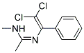 N'-(2,2-DICHLORO-1-PHENYLVINYL)-N-METHYLETHANIMIDAMIDE, TECH Struktur