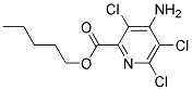 PENTYL 4-AMINO-3,5,6-TRICHLOROPYRIDINE-2-CARBOXYLATE, TECH Struktur