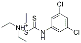 TRIETHYLAMMONIUM (3,5-DICHLOROANILINO)METHANEDITHIOATE, TECH Struktur