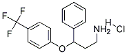 3-PHENYL-3-[4-(TRIFLUOROMETHYL)PHENOXY]PROPAN-1-AMINE HYDROCHLORIDE Struktur