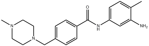 N-(4-METHYL-3-AMINOPHENYL)-4-(4-METHYLPIPERAZINOMETHYL)BENZAMIDE Struktur