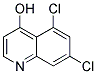 5,7-DICHLORO-4-HYDROXYQUINOLIN Struktur