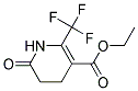 ETHYL 2-(TRILFUOROMETHYL)-1,4,5,6-TETRAHYDRO-6-PYRIDONE-3-CARBOXYLATE Struktur