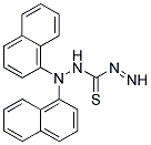 Di-1-naphthylthiocarbazone Struktur