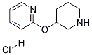 2-(Piperidin-3-yloxy)pyridine hydrochloride Struktur