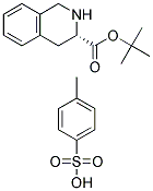 (S)-(-)-1,2,3,4-Tetrahydro-3-isoquinolinecarboxylic acid t-butyl ester p-toluenesulfonic acid salt Struktur