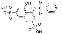 8-(N-P-Tosyl)Amino-1-Naphthol-3,6-Disulfonic Acid Monosodium Salt Struktur