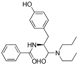 N-Benzoyl-L-Tyrosil-Di-N-Propylamide Struktur