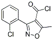 3-(6-Chlorophenyl)-5-Methyl-4-Chloro-carbonyl isoxazole Struktur