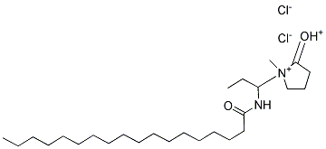 STEARAMIDOPROPYL PYRROLIDONYLMETHYL DIMONIUM  CHLORIDE  Struktur