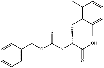 Cbz-2,6-Dimethy-D-Phenylalanine Struktur