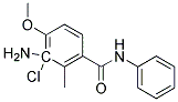 3-Amino-4-methoxy-(2-methyl-3-chloro)benzanilide Struktur