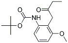 [3-METHOXY-2-(2-OXO-BUTYL)-PHENYL]-CARBAMIC ACID TERT-BUTYL ESTER Struktur