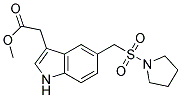 [5-(PYRROLIDINE-1-SULFONYLMETHYL)-1H-INDOL-3-YL]-ACETIC ACID METHYL ESTER Struktur