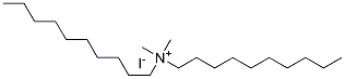 Didecyl dimethyl ammonium iodide Struktur