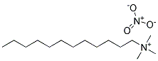 Dodecyl trimethyl ammonium nitrate Struktur