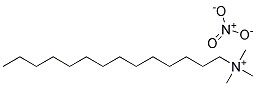 Tetradecyl trimethyl ammonium nitrate Struktur