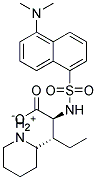 Dansyl-Dl-IsoleucinePiperidiniumSalt Struktur