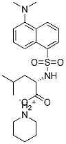 Dansyl-L-LeucinePiperidiniumSalt Struktur