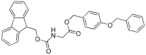 FMOC-GLYCINE 4-BENZYLOXYBENZYL ESTER Struktur