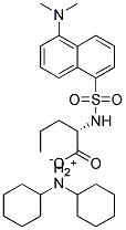 DANSYL-(L)-NORVALINE DICYCLOHEXYLAMMONIUM SALT Struktur