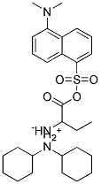 DANSYL ALPHA-(L)-AMINO-N-BUTYRIC ACID DICYCLOHEXYLAMMONIUM SALT Struktur