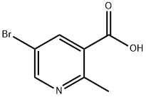 5-BROMO-2-METHYLNICOTINIC ACID Structure