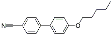 4-N-PENTYLOXY-4'-CYANOBIPHENYL Struktur