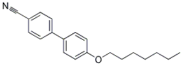 4-N-HEPTYLOXY-4'-CYANOBIPHENYL Struktur