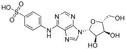 N6-P-SULFOPHENYLADENOSINE Struktur