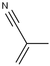 METHACRYLONITRILE SOLUTION 100UG/ML IN METHANOL 5ML Struktur