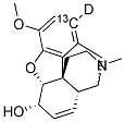 CODEINE-13C D3 (1MG/ML METHANOL SOLN) 99 Struktur