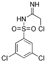 N1-(2-CHLOROETHANIMIDOYL)-3,5-DICHLOROBENZENE-1-SULPHONAMIDE Struktur