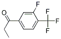 3'-FLUORO-4'-(TRIFLUOROMETHYL)PROPIOPHENON Struktur