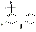 3-FLUORO-5-(TRIFLUOROMETHYL)BENZOPHENON Struktur