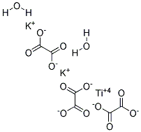 Potassium titanoum oxalate dihydrate Struktur