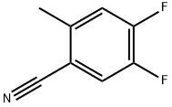 4,5-Difluoro-2-Methylbenzonitrile Structure