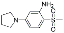 2-(Methylsulphonyl)-5-pyrrolidin-1-ylaniline Struktur