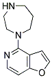 4-Homopiperazin-1-ylfuro[3,2-c]pyridine Struktur