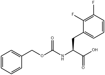 CBZ-2,3-DIFLUORO-L-PHENYLALANINE, 1270298-05-9, 結(jié)構(gòu)式