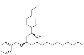 (8S,10R)-10-BENZYLOXY-7-VINYL-HENICOSAN-8-OL Struktur