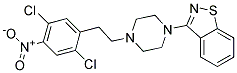 3-{4-[2-(2,5-DICHLORO-4-NITRO-PHENYL)-ETHYL]-PIPERAZIN-1-YL}-BENZO[D]ISOTHIAZOLE Struktur