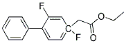 4-(2,4-Difluorobiphenyl)Acetic Acid Ethyl Ester Struktur