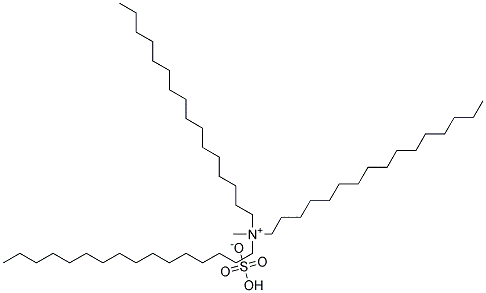 Trihexadecyl methyl ammonium sulfate Struktur