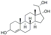 4-PREGNEN-3,17A, 20B-TRIOL Struktur