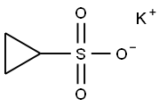 POTASSIUM CYCLOPROPANE SULFONATE Struktur