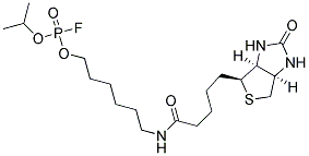 6-N-BIOTINYLAMINOHEXYL ISOPROPYL PHOSPHOROFLUORID Struktur